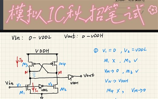 模拟IC秋招笔试面试全程班 免费讲义