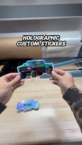 Let’s pack a custom 🌈 holographic sticker order! #packingorders #smallbusiness #instagood #orders | AADesigns.co