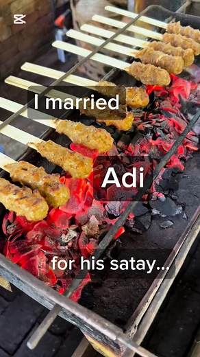When Adi and I started dating 25 years ago, he’d bring me to little warungs serving Nasi Campur. He would always take a nibble of the Sate Lilit and leave it on the side of his plate unfinished. I’d ask, “You don’t like sate?” Adi would answer, “They’re not like mine.” It was a bit weird for Adi to be even a little arrogant because he’s always quite humble. But his Sate Lilit really is on a whole other level of yum! I tasted Adi’s Sate Lilit when I went to his family compound to meet his parents