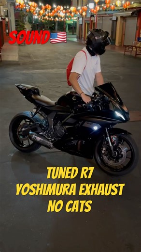Tuned Yamaha r7 exhaust sound #exhaust #sound #yamaha #r7