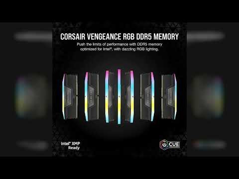 Review: CORSAIR VENGEANCE RGB DDR5 RAM 32GB (2x16GB) 6400MHz CL36-48-48-104 1.35V Intel XMP 3....