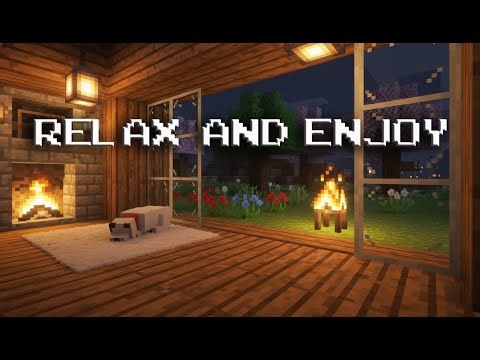 Building the Most Relaxing Cabin in Minecraft +2h Relaxing Music