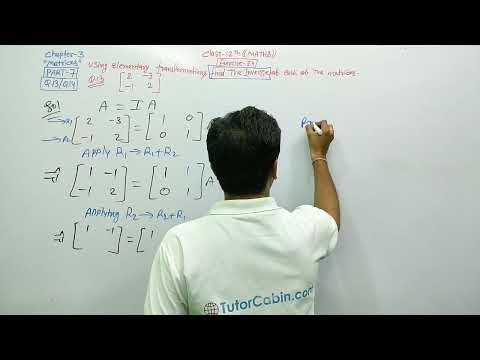 Class 12 Maths | Chapter 3 Ex 3.4 Q13 & Q14 (Part 7) | NCERT Solutions | TutorCabin