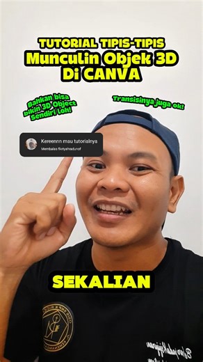 Ragil Educreator | 3D Object di Canva gak ada obat, Kita juga bisa bikin 3D object sendiri loh dalam 30 detik, Hanya pakai Prompt AI, Gokss sihh... #canva... | Instagram