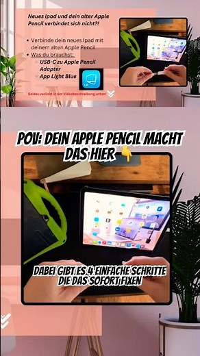 Apple Pencil verbindet sich nicht? So löst du das in 4 Schritten ✏️ #applepencil #shorts