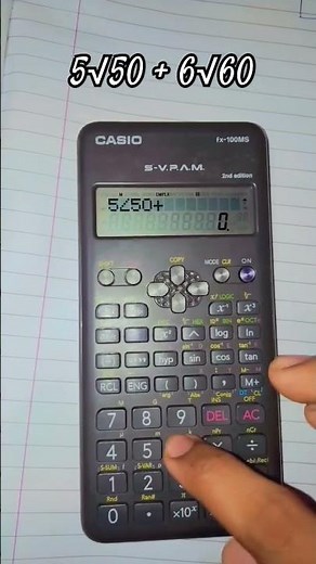 how to add two polar values into a rectangular form by scientific calculator