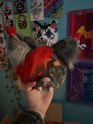 Vampire Cat Mask - Etsy