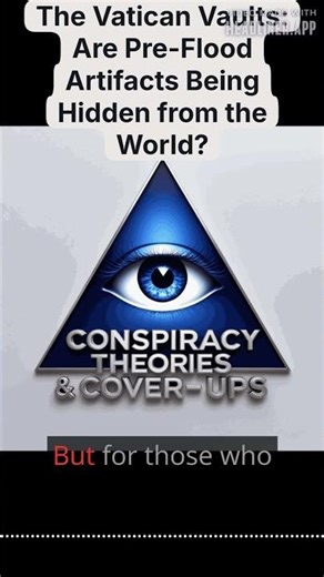 The Vatican Vaults: Are Pre-Flood Artifacts Being Hidden from the World? | Conspiracy Theories...