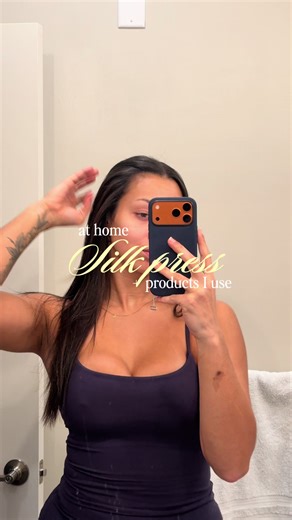 Got enough questions over time about products I use in my hair! First attempt at this style of video if y’all want more beauty tutorials I’m SO DOWNNNN pls let me know!! All products listed below and available in my LTK if you wanna support ya girl ❤️✨ @K18 Hair peptide shampoo (once a week) heat protector @Briogeo scalp revival deep conditioner @Fenty Hair hydrating shampoo @Olaplex no7 @babylissprousa flat iron @morestylesbykat taught me so much about my hair! #hairroutine #silkpress #curlyhai