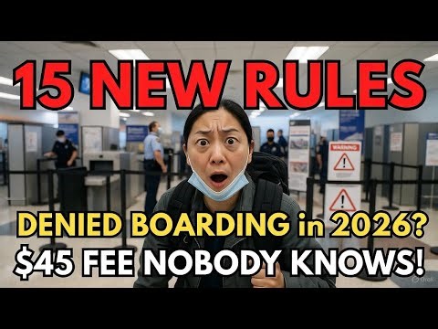 15 TSA Rules 2026 Get Denied Boarding or Pay $45
