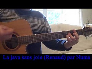 La java sans joie (Renaud ) reprise guitare voix 1975