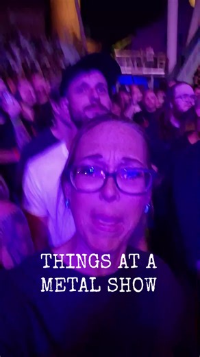 The whole crowd was getting it! Waiting for Lorna Shore be funner than I expected.. 😂 #foryoupage #fyp #eminem #clevelandohio #metalheads