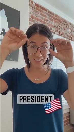 PRESIDENT | ASL Glossary | The ASL Shop