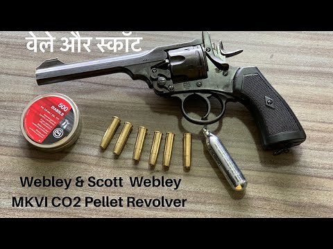 Webley & Scott Webley MKVI CO2 Pellet Revolver Battlefield Finish