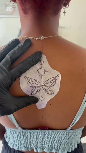 Stunning Butterfly Back Tattoo Ideas and Designs
