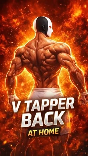 Build V-Taper Back at Home 🔥 (No Gym Needed!)