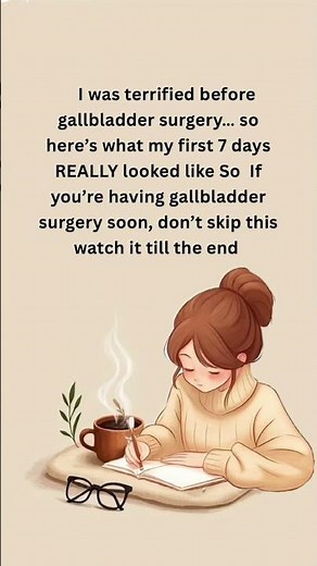 My honest 7-day gallbladder surgery recovery journey 🤍✨#gallstonetreatment #nhs #recoveryjourney