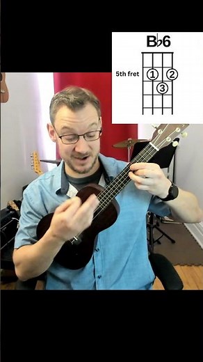 Ukulele Bb Chord Made EASY! (Beginner Hack) #ukuleletutorial