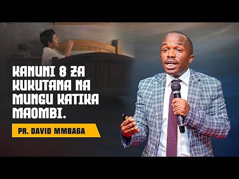 🔴 LIVE: 30.10.2024 | KANUNI 8 ZA KUKUTANA NA MUNGU KATIKA MAOMBI | PR. DAVID MMBAGA