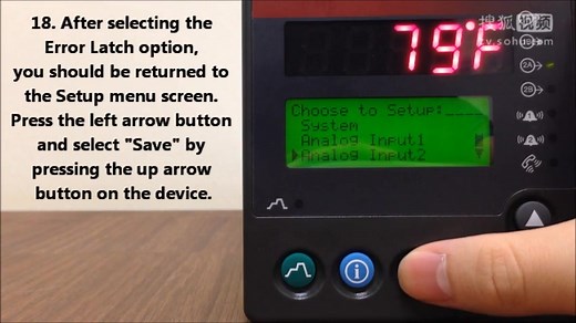 WATLOW控制器Series F4设置-输入1/3