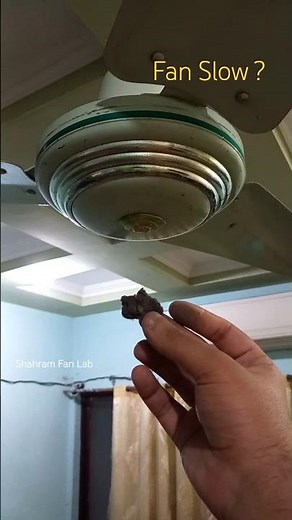 Ceiling Fan Running Slow? Try This Simple Fix (No Capacitor Issue!)#ceilingfan
