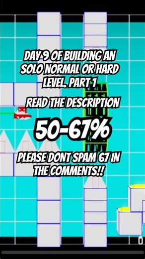 Day 9 of building an upcoming GD level. Part 1. #beatbounce #roblox #geometrydash