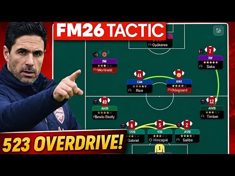 Best FM26 523 Tactic | Overdrive System | Insane Goals & Defence