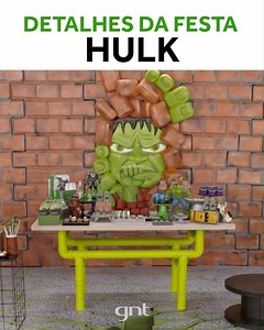 1M views · 9.9K reactions | HULK ESMAGA! Fernanda Rodrigues preparou uma festa BOMBÁSTICA inspirada no super-herói mais esverdeado do planeta. Saca só a decoração dessa festa! Tem #FazendoAFestaNoGNT de segunda a sexta, às 18h! | GNT | Facebook