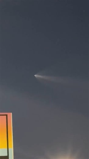 View from Milford, Delaware shortly after Starlink mission launch at Cape Canaveral Space Force Station just before 5 AM Wednesday morning | First State Update