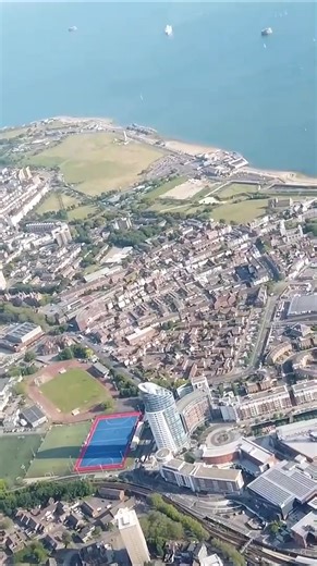 9.5K views · 102 reactions | Enjoy fabulous views Portsmouth from the air and spot many of the city's landmarks  | The News, Portsmouth | Facebook