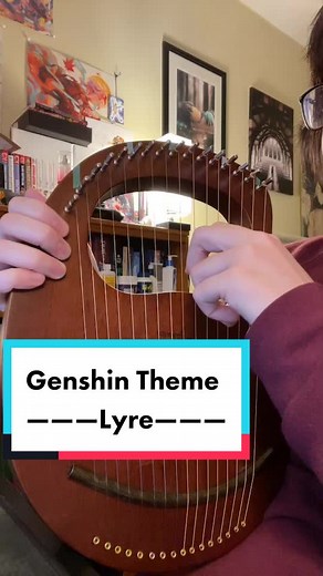 Genshin Theme on Lyre: First Practice Session