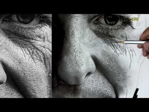 How I Draw Realistic Skin ??