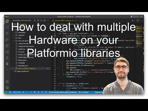 How to deal with multiple Hardware on your Platformio libraries.
