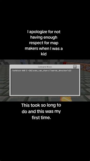 Using Minecraft to make my undertale au. [text and all] and my respect for people who make Minecraft maps grow more the longer I make it. I never realized how insane this stuff was and I'm not even finished with the ruins! #Minecraft #minecraftmap #undertaleau #fyp #respect