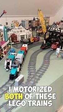 I Motorized BOTH of the New LEGO Trains! 🚂