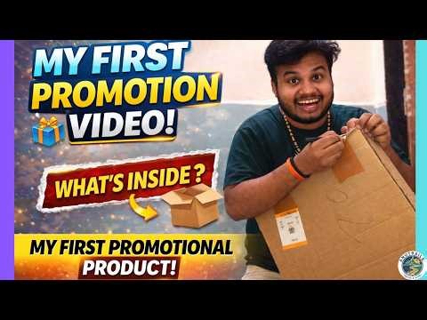 My First Promotion Video 🎁 | First Brand Collaboration Unboxing 😍 | What’s Inside? |Anutrails |Dekho