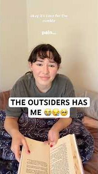 Finishing The Outsiders Book 😭 #booktube #theoutsiders #theoutsidersmusical