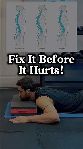 The Best Lying Posture Exercise for Back & Neck Alignment ♻️💪🏻 ​⁠@MiladRahimifit