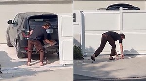 Shawn Mendes Groceries Fall Out of Trunk as He Unloads