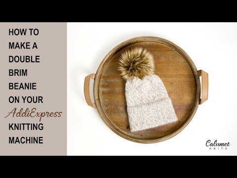Double Brim Beanie tutorial on AddiExpress