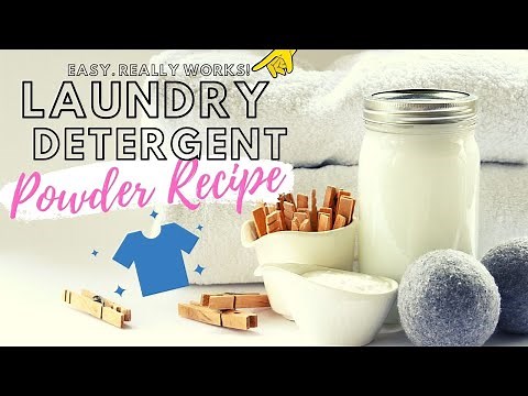 How to make Homemade LAUNDRY POWDER DETERGENT | Cheap. Easy. Works!