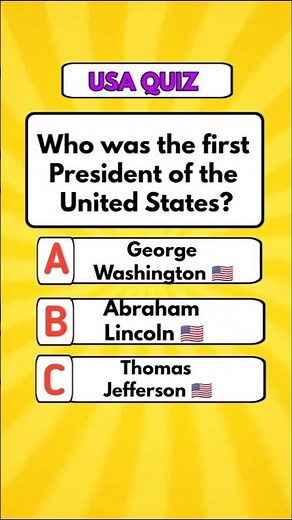 USA History Quiz 🇺🇸 | First President & Founding Father | Fun GK Quiz 🧠