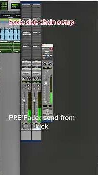 How to setup a Side chain compression in protools?