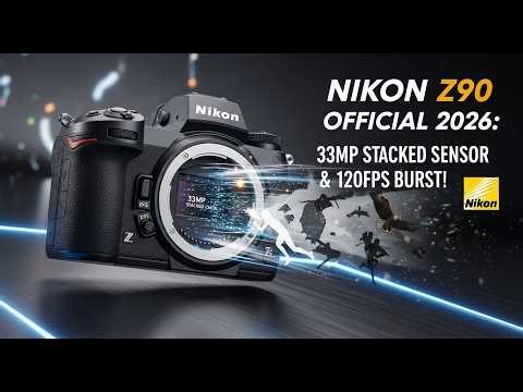 Nikon Z90 Official 2026 Leaks: 33MP Stacked Sensor & 120FPS Burst!