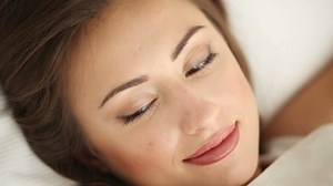 Young Woman Sleeping Bed Waking Looking Stock Footage Video (100% Royalty-free) 4800578 | Shutterstock