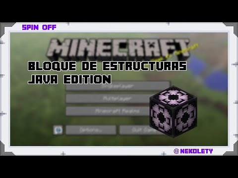 Bloque de estructuras - Minecraft Java
