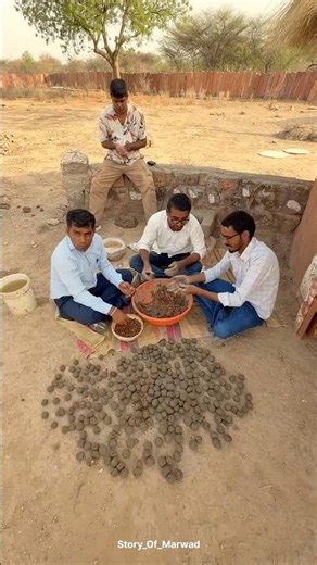 The local way to make seed balls😍 #seedball #plantation #local #villagelife #youtubeshorts