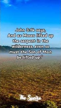 Just as Nicodemus looked upon #Jesus lifted up on the cross with faith so we must do #jesussaves