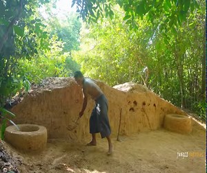 5.4K views · 98 reactions | Complete Build Jungle Underground House with Bamboo Swimming Pool by Ancient Skills, @JungleSurvival | Tube Unique Survival | Facebook
