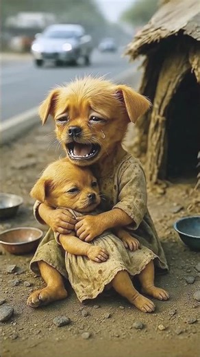 save me sister and brother 🐕✨#puppy #cutedog #shortsfeed #sister #brother